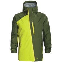 Oakley Primed Ski Jacket - Waterproof, Shell (For Men) in Enamel Mint/Dark Forest - Closeouts