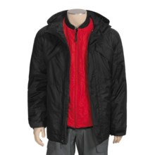 Obermeyer 2-in-1 Dual Ski Jacket - Insulated, Removable Liner (For Men) in Black - Closeouts