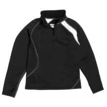 Obermeyer Alias Pullover - Zip Neck (For Boys) in Smoke - Closeouts