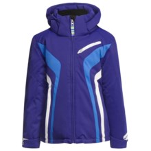 Obermeyer Aurora Jacket - Insulated (For Girls) in Cosmic Blue - Closeouts