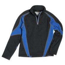 Obermeyer Badger Pullover - Zip Neck (For Boys) in Galaxy Blue - Closeouts