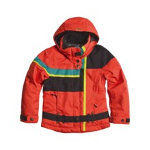 Obermeyer Bella Jacket - Insulated (For Girls) in Poppy - Closeouts