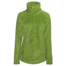 Obermeyer Brandi Fleece Shirt - Zip Neck, Long Sleeve (For Women) in Paradise - Closeouts