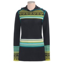 Obermeyer Carina Hooded Sweater (For Women) in Cote Dazur - Closeouts