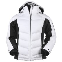 Obermeyer Circuit Down Jacket - 500 Fill Power (For Women) in White - Closeouts