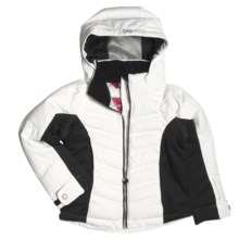 Obermeyer Circuit Jr. Down Jacket - Insulated (For Girls) in White - Closeouts