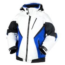 Obermeyer Clash Jacket - Insulated (For Boys) in Galaxy Blue - Closeouts