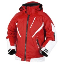 Obermeyer Clash Jacket - Insulated (For Boys) in True Red - Closeouts