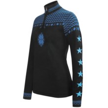 Obermeyer Eve Sweater - Zip Neck, Wool Blend (For Women) in Diva Blue - Closeouts