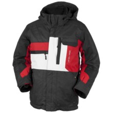 Obermeyer Hixcy Jacket - Insulated (For Boys) in Black Denim - Closeouts