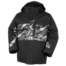 Obermeyer Hixcy Jacket - Insulated (For Boys) in Black - Closeouts
