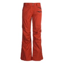 Obermeyer Jaden Print Snow Pants (For Women) in Cinnabar - Closeouts