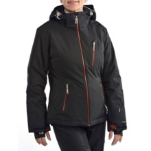 Obermeyer Kennedy Jacket - Waterproof, Insulated (For Women) in Black/Cassis - Closeouts