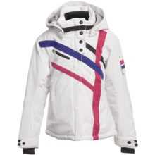Obermeyer Kensington Jacket - Insulated (For Girls) in 10 White - Closeouts