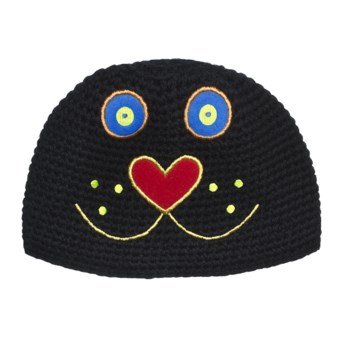 Obermeyer Kitty Knit Beanie Hat (For Little Kids) in Black
