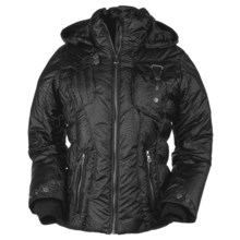 Obermeyer Leighton Jacket - Insulated (For Women) in Black Luminex - Closeouts