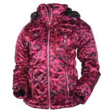 Obermeyer Leighton Jacket - Insulated (For Women) in Fuschsia Cheetah Print - Closeouts