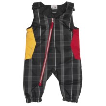 Obermeyer Max Bib Pants - Insulated (For Infant Boys) in Black Plaid - Closeouts