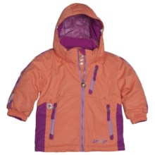 Obermeyer Nirvana Jacket - Insulated (For Little Girls) in Creamsicle - Closeouts