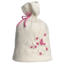 Obermeyer Paper Bag Knit Beanie Hat (For Little Girls) in Marshmallow - Closeouts