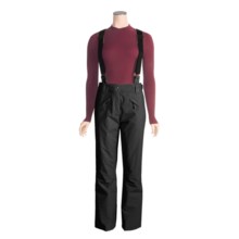 Obermeyer Sierra Snow Pants - Insulated, Removable Bib (For Women) in Black - Closeouts