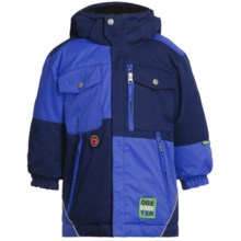 Obermeyer Superpipe Jacket - Insulated (For Little Boys) in Medieval Blue - Closeouts