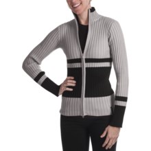 Obermeyer Sydney Sweater - Mock Neck (For Women) in Platinum - Closeouts