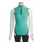 Obermeyer Tess Sweater - Zip Neck (For Women) in Aqua Frost