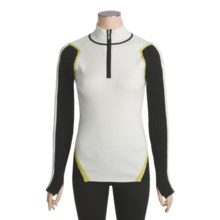 Obermeyer Tess Sweater - Zip Neck (For Women) in Glowstick - Closeouts