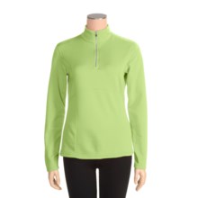 Obermeyer Top II Fleece Pullover Shirt - Zip Neck, Long Sleeve (For Women) in Honeydew - Closeouts