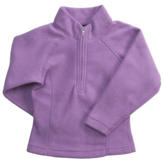Obermeyer Twinkle II Fleece Shirt - Zip Mock Neck, Long Sleeve (For Little Girls) in Lavender