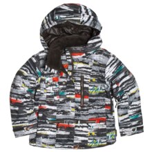 Obermeyer Victoria Jacket - Insulated (For Girls) in Girls Alt 3 Scribble - Closeouts