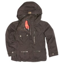 Obermeyer Victoria Jacket - Insulated (For Girls) in Peat - Closeouts