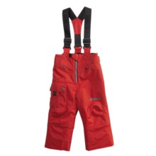 Obermeyer Volt Suspender Snow Pants - Insulated (For Little Boys) in True Red - Closeouts