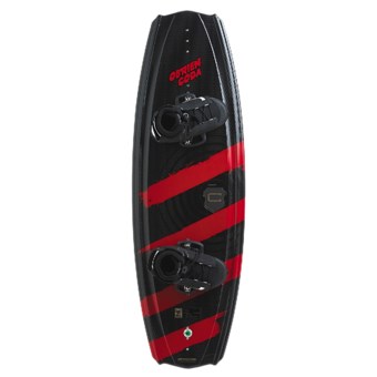O'Brien Coda Wakeboard - 129cm, Link Bindings (For Men and Women) in See Photo
