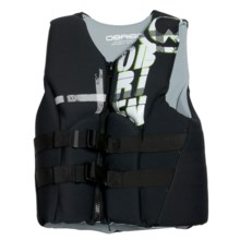 O'Brien Flex PFD Life Jacket - Neoprene, USCG Approved (For Men) in Black/White - Closeouts