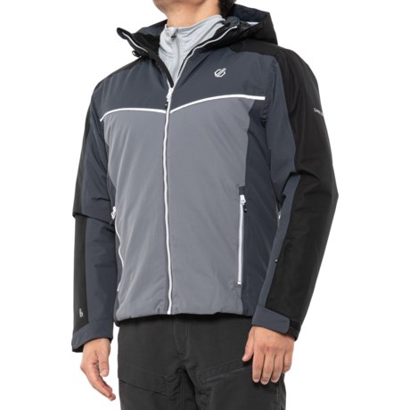 Dare2b Observe Ski Jacket - Waterproof, Insulated (For Men) - ALUMINUM GREY/BLACK/EBONY (XL )