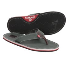 Ocean Minded Kytoa Sandals (For Men) in Charcoal - Closeouts