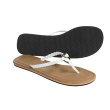 Ocean Minded Manhattan Sandals - Flip-Flops (For Women) in White - Closeouts