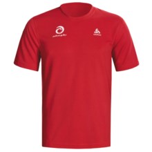 Odlo Base Layer Top - UPF 30+, Short Sleeve (For Men) in Formula One - Closeouts