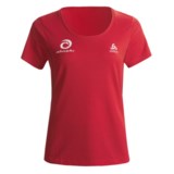 Odlo Base Layer Top - UPF 30+, Short Sleeve (For Women)