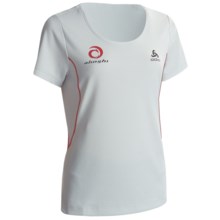 Odlo Base Layer Top - UPF 30+, Short Sleeve (For Women) in Plantina - Closeouts