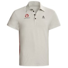 Odlo UPF 50+ Polo Shirt - Short Sleeve (For Men) in Plantina - Closeouts