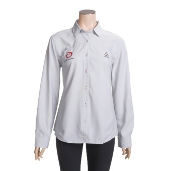 Odlo UPF 50+ Shirt - Long Sleeve (For Women) in Plantina