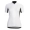 Odlo Zoom Cycling Jersey - UPF 30+, Zip Neck, Short Sleeve (For Women) in White/Black