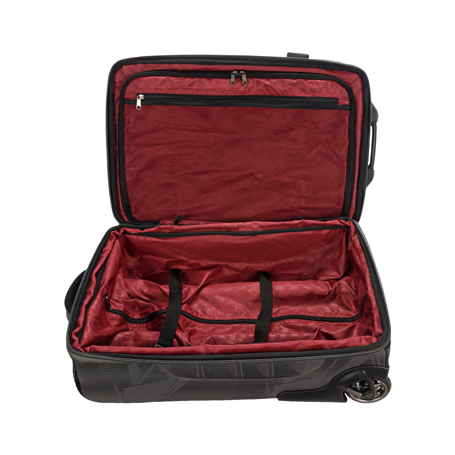 OGIO Ascender Expandable Duffel Bag Rolling CarryOn, 22” 7636D