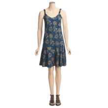 Ojai Batik Salsa Dress - Sleeveless (For Women) in Blue - Closeouts