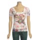 Ojai Burnout V-Neck Shirt - Short Sleeve (For Women)