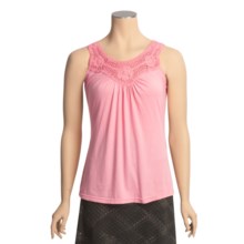 Ojai Crochet Shirt - Sleeveless (For Women) in Flamingo - Closeouts