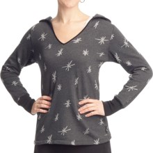 Ojai Starry Night Hoodie Shirt - Long Sleeve (For Women) in Black - Closeouts
